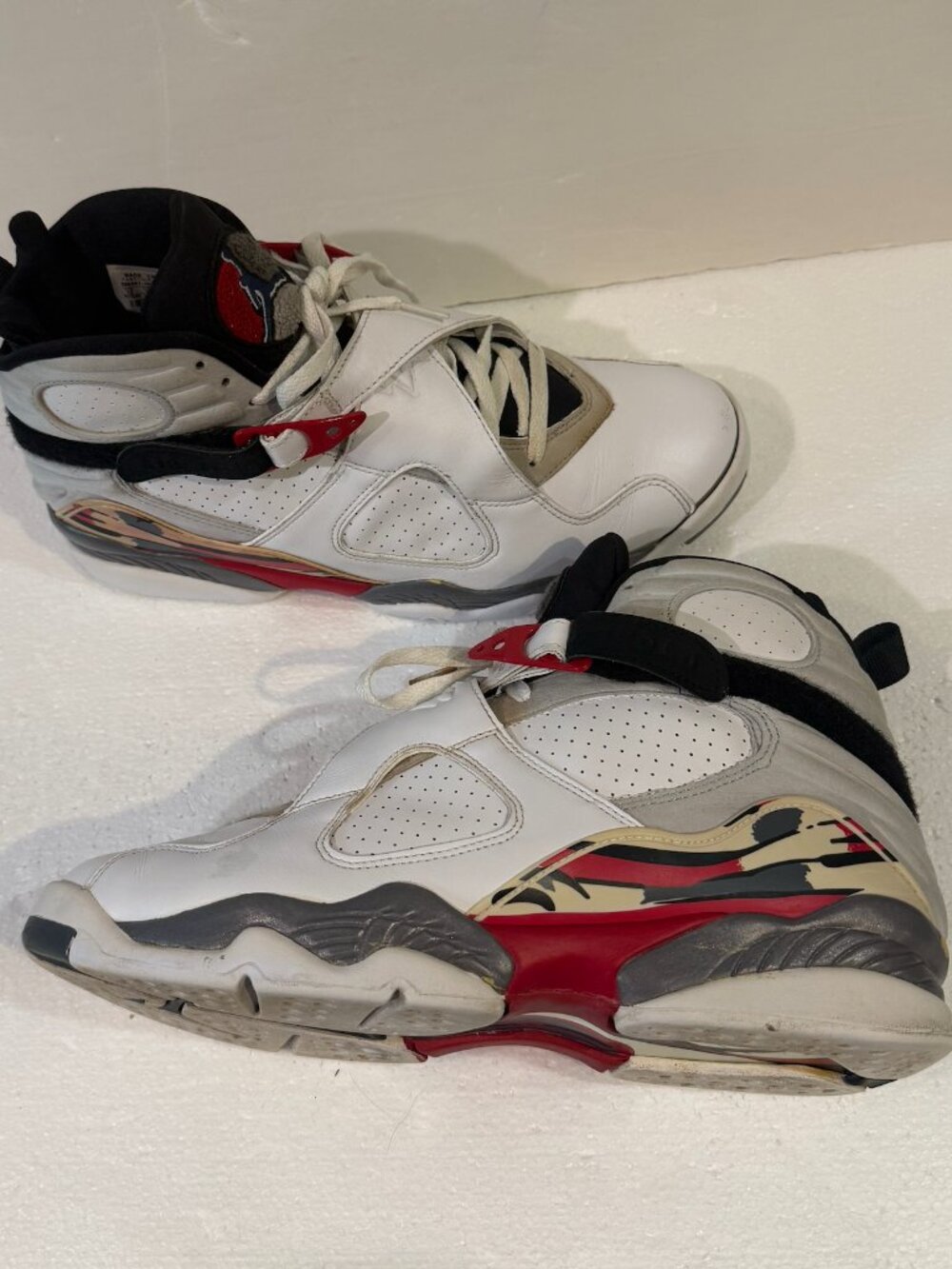 Nike Air Jordan 8 VIII Retro “Bugs Bunny” White/Red Mens Size 12 Vintage OG